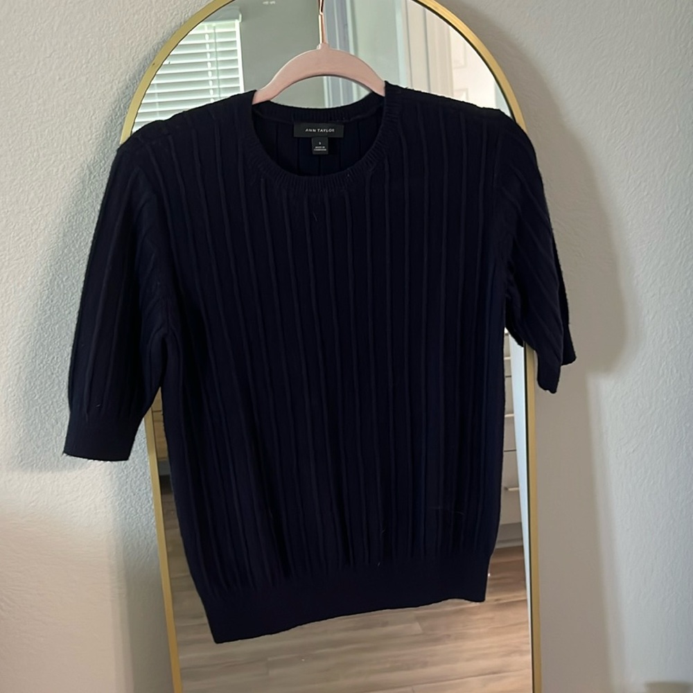 Ann Taylor Half Sleeve Sweater